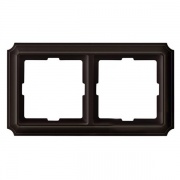 Рамка 2-ая Antique Merten коричневый