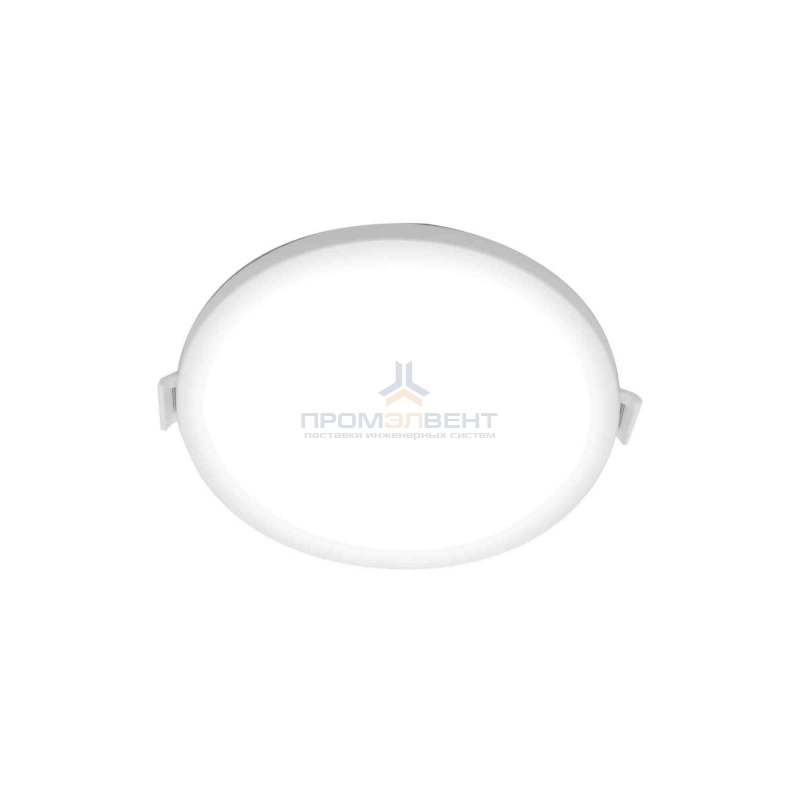 06-18 Светодиодная панель встраиваемая круглая 220В, 10Вт, 800Лм, CRI:80Ra, Ф120/85,алюминиевый корпус, изолироованный драйвер, 4500К