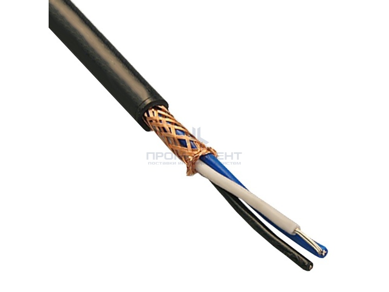 Кабель монтажный МКЭШвнг(А)-LS 2х2х0,75 экранированный с скрученными попарно жилами