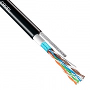Кабель витая пара Cavel LAN 541 PEM 5e F/UTP 4x2x AWG24 PE outdoor с тросом [бухта 500м]