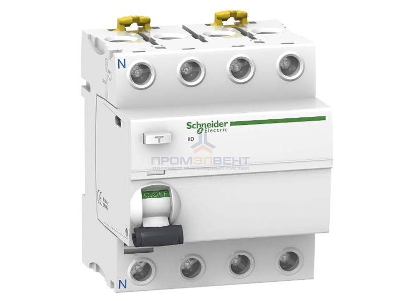 УЗО Acti 9 iID 4П 100A 100mA AC Schneider Electric
